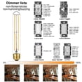 thumbnail image 3 of Bombilla LiteHistory, regulable, E26, 6 W, 600 lm, 2700 K, 60 W, paquete de 6, 3 of 7