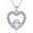 June(Alexandrite), variant on SISGEM Irish Claddagh Necklace Sterling Silver Claddagh Heart Necklace with Synthetic Birthstone Gift for Women