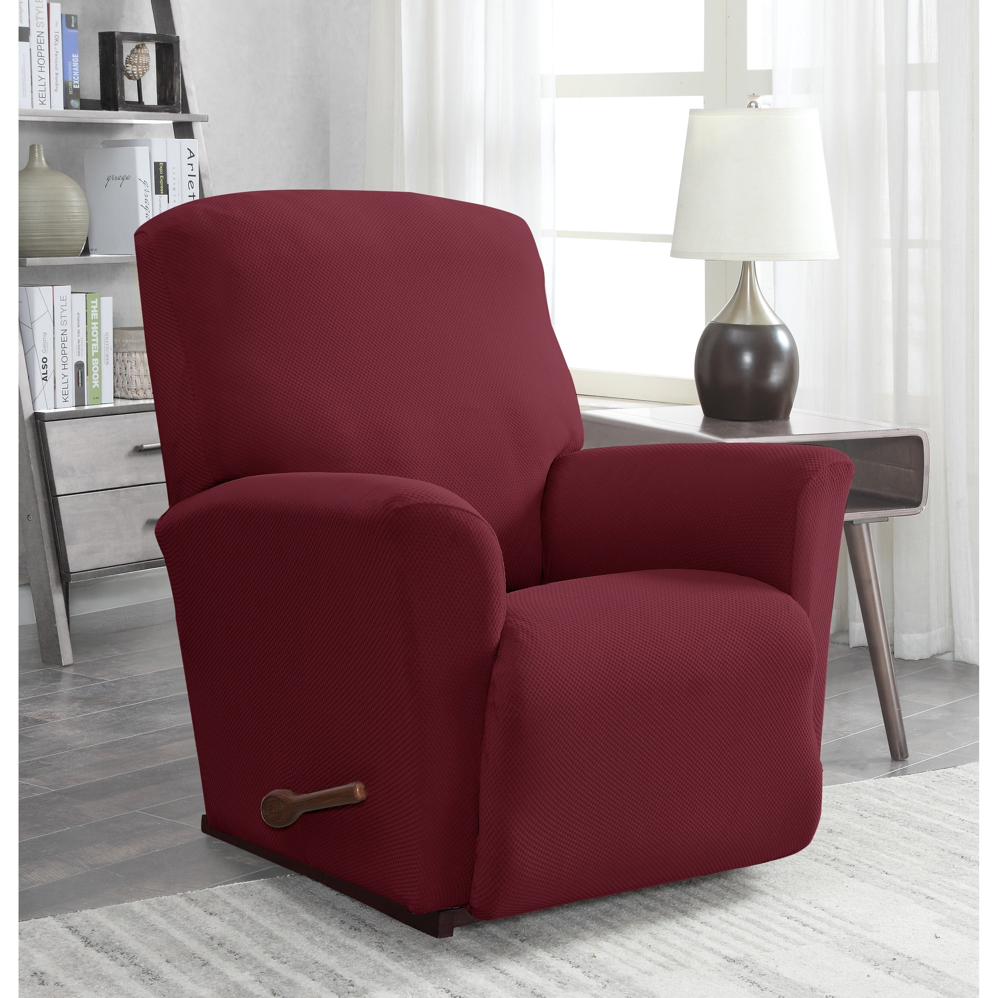 Harper Lane  Solid Pique Slipcover for Chair Recliner