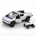 thumbnail image 5 of (Bagged) 1:36 Alloy Pickup CyberTruck Pull-Back Car Collection for Boys and Children, One Large and One Small vintage Toy Car, 5 of 10
