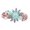3#, variant on HEVIRGO Hair Clip All-match Faux Rhinestone Alloy Colorful Portable Hairpins for Girl