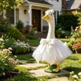 thumbnail image 2 of 23 Inch Porch Goose Clothing Set,Puffy Skirt Goose Outfit for White Goose Statue,Decorative Garden Lawn Yard Goose Clothes for Seasonal Home Porch Display, 2 of 6