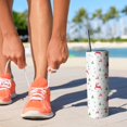 thumbnail image 2 of 20oz White Christmas Reindeer and Tree Pattern Skinny Tumblers Stainless Steel Tumbler with Lid and Straw,Vacuum Insulated Double Wall Travel Tumbler Cups with Cleaning Brush for Coffee,Tea, 2 of 6