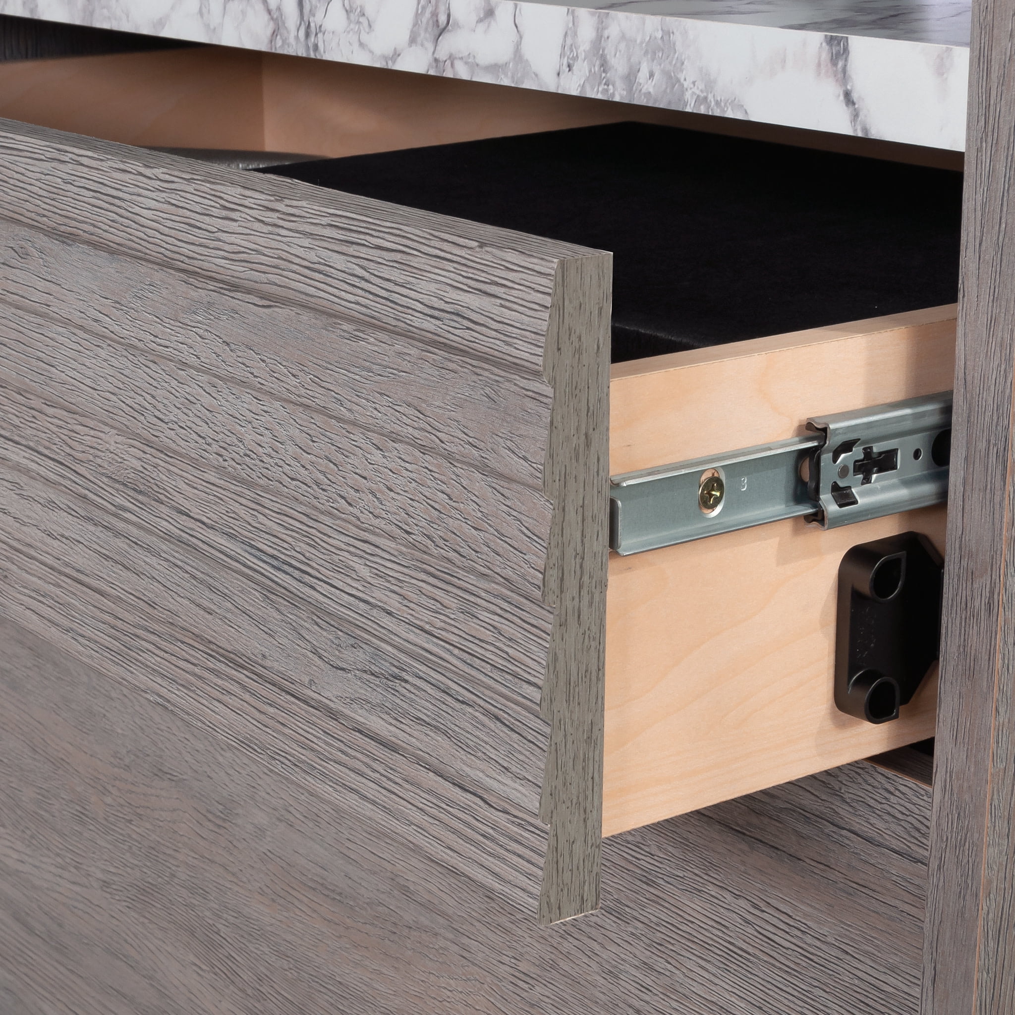 Sauder East Rock 2-Drawer Lateral File Cabinet, Ashen Oak Finish