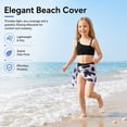 thumbnail image 3 of 3 Piece Girls Swimsuit Bikini Set Quick Dry Stretch Swimwear Size 12Y, 3 of 10