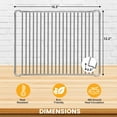 thumbnail image 3 of czcpp-Smart Oven Rack for Breville Oven BOV900BSS, 16.5''*12.2'' Stainless Steel Air Fryer Accessories Replacement Parts Grill Rack Baking Tray, Dishwasher Safe, 3 of 4