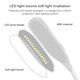 thumbnail image 5 of Lámpara De Lectura De Protección Ocular Led Flexible Lámpara De Mesa Recargable Con Soporte Para Teléfono Scienceny HA020093-00, 5 of 7
