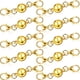 thumbnail image 1 of 10 Pieces Locking Magnetic Jewelry Clasps Round Magnetic Lobster Clasps Locking Closures Bracelet Necklace Clasps Extender for Jewelry Bracelet Necklace Making, 0.3 Inch (Gold), 1 of 5