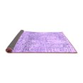 thumbnail image 2 of Ahgly Company Indoor Round Oriental Purple Industrial Area Rugs, 8' Round, 2 of 4