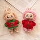 thumbnail image 4 of Ropa y accesorios para muñecas de peluche mini de 17 cm, bonitos, para muñecas ídolos de Corea del Kpop, Exo, Labubu, suéter de punto navideño, regalo para niños, 4 of 5