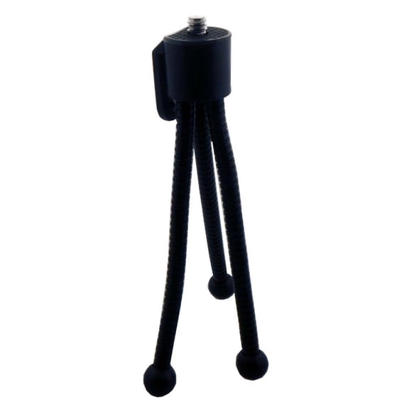 TOOL MART | 4.75" (12.1 cm) Tripod Stand | Ideal for Digital & Video Cameras | Bendable Legs | Slip-Resistant Feet | Compact & Portable