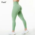 thumbnail image 4 of Leggings de ozono, ropa de mujer, mallas sin costuras de cintura alta, mallas de gimnasio con fruncido en la parte de atrás, pantalones de Yoga con efecto Push Up para correr, pantalones deportivos, 4 of 5