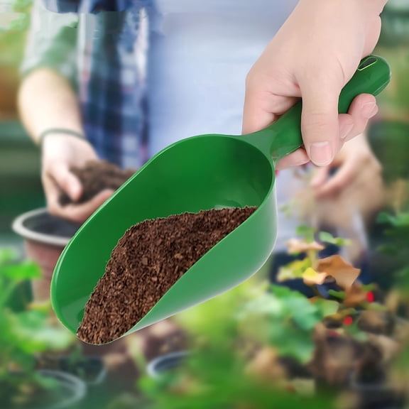 ACDANC 2026 New Large Green Plastic Shovel for Gardening, Kitchen & Pet Food | 30Cm Multi-Purpose Scoop | 1-Pack
