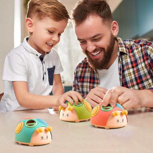Fiudx Ofertas Relámpago Juguete Educativo De Prensa Para Niños, Agujero De Botón, Juguete Interactivo Pequeño Para Padres E Hijos