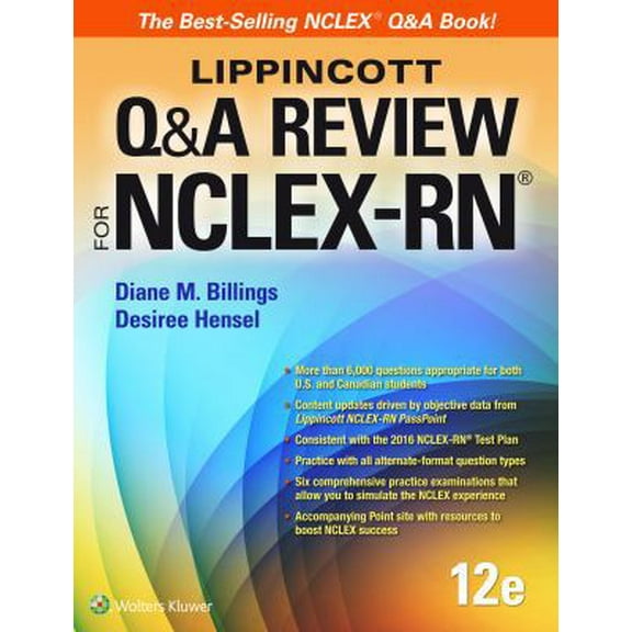 Pre-Owned Lippincott Q&A Review for Nclex-RN (Paperback) 1469886618 9781469886619