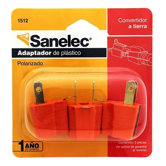 Adaptador Sanelec de Plástico Convertidor a Tierra