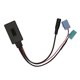 thumbnail image 2 of Car Stereo BT 5.0 Audio Music Adaptador Llamada telefónica Manos libres AUX-IN ISO 6Pin Reemplazo para Renault Radio Updatelist Abanopi Adaptador, 2 of 6
