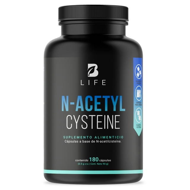Acetil Cistein 180c N-acetyl Cistein B Life Cápsulas
