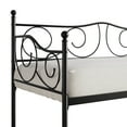 thumbnail image 4 of Castle Place Stylish Metal Twin Daybed, Black, 4 of 7