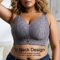 thumbnail image 3 of Lace Bras for Women's Seamless Bras Wireless Lace Bra Full Coverage Tshirt Comfort Everyday Bra, 3 of 7