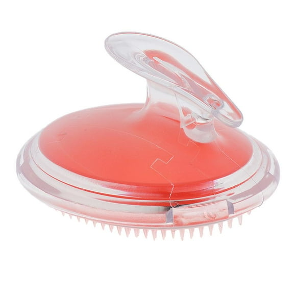 ador de material cuero Cabelludo de Suaves Herramienta de Cepillo de para Fregar con Champú para La Cabeza Anti - rojo Salvador Scalp Massager Shampoo Brush