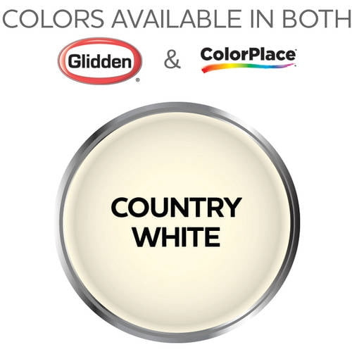 Colorplace Grab N Go Interior Paint Country White Semi Gloss Colorplace Grab N Go Interior Paint Country White Semi Gloss Finish 1 Gallon