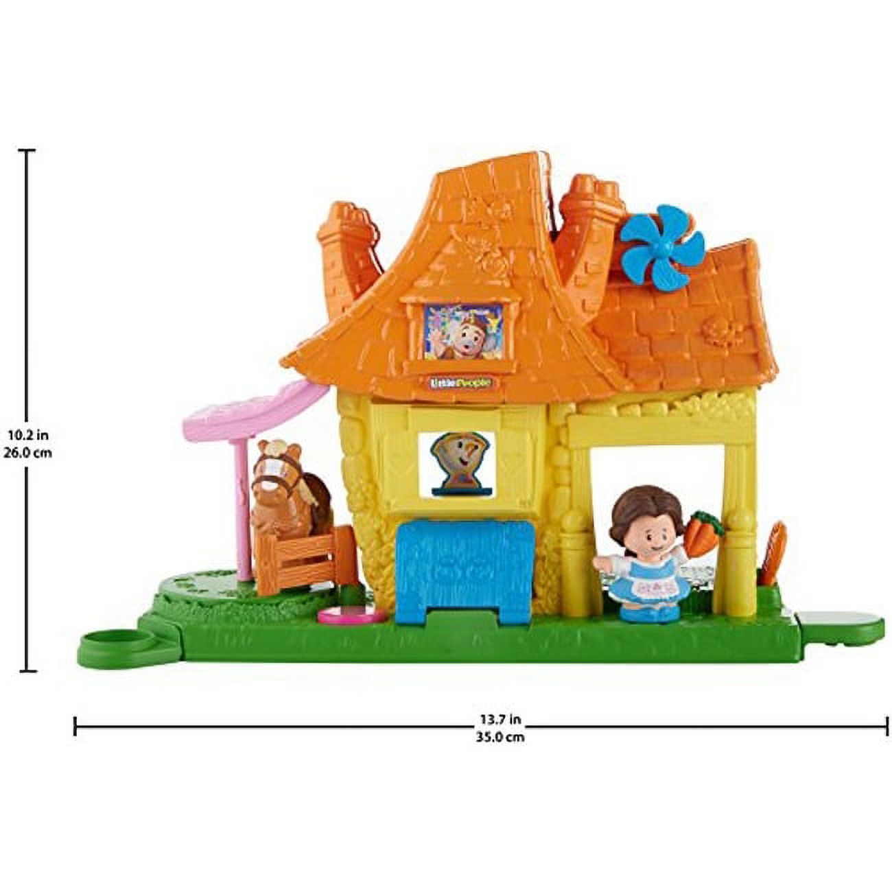 Fisher-Price Little People Disney Princess, Belle's Caring House Playset