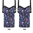 thumbnail image 6 of Xoenoiee Cellphone Crossbody Bag Stylish Waterproof Neoprene Portable Phone Pouch with Adjustable and Detachable Strap , 4 X 8 Inch, Jellyfish Clown Fish Violet, 6 of 7