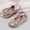 Pink, variant on Girls Mary Jane Princess Shoes with Bow Knot Soft Non-Slip Sole Fashion Casual Spring Autumn Flats for Toddler Kids Children Silver 12 (30)