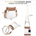 thumbnail image 3 of SENDEFN Crossbody Bags for Women Soft Leather Shoulder Bag, Spacious Cross Body Bag Women with Adjustable Straps, 3 of 8