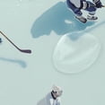 thumbnail image 4 of Yayeee Shower Curtain with Hooks 72"x72" Waterproof Fabric Bathroom Hanging Decor, Ice Hockey, 4 of 5