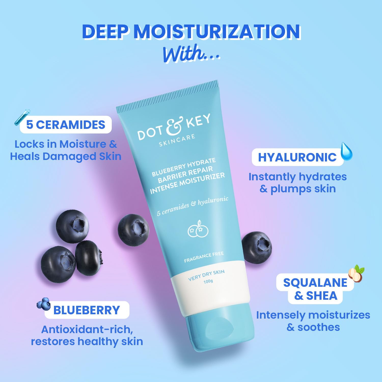 Dot & Key Barrier Repair Intense Moisturizer With 5 Ceramides
