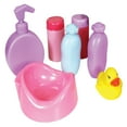 thumbnail image 6 of Lissi: 12" Baby Doll & Accessories Set - Pink - 2 Extra Outfits, Feeding & Care Accessories, Toy Play Blocks, Rubber Duck, Potty Seat, Kids-Toddler 2+, 6 of 7