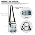 thumbnail image 6 of HELLHERO Swan Pattern Travel Crossbody Purse Polyester Double Layer Women Shoulder Bag for Travel, Outdoor and Daily Use, 6 of 7