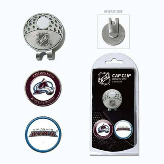 Team Golf NHL COLORADO AVALANCHE Cap Clip With 2 Golf Ball Markers