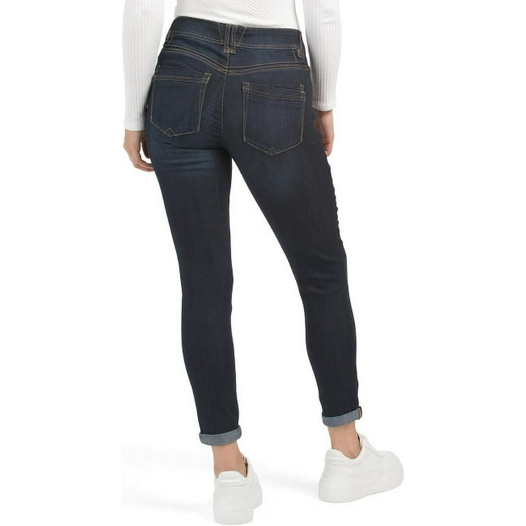 Democracy Women's Cuffed Ankle Jeans, Cuffed Indigo, 12