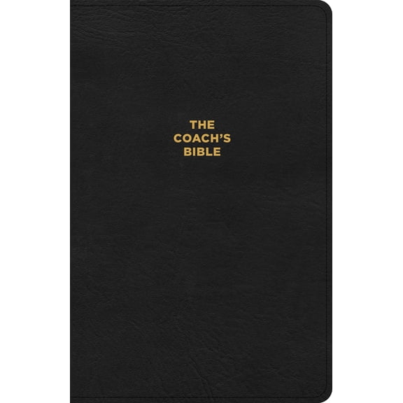 Fca CSB Coach's Bible, Revised and Updated, Optimal Type, Black Leathertouch: Devotional Bible for Coaches, (Hardcover)
