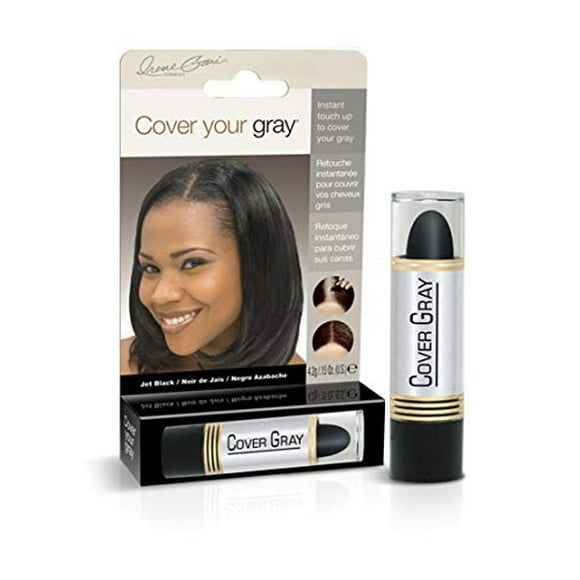Cover Your Gray Bâton de Retouche de Couleur de Cheveux - Noir de Jais (Pack de 2)