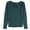 Green - darkteal, variant on BDG Womens Slim Fit Thermal Pullover Sweater, Green, Medium