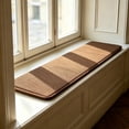 thumbnail image 3 of Linen Look Long Seat Pad - Woven Bench Cushion for Living Room Sofa, Window Sill, Hallway Stool, and Home Sitting Surfaces Protection, 3 of 4