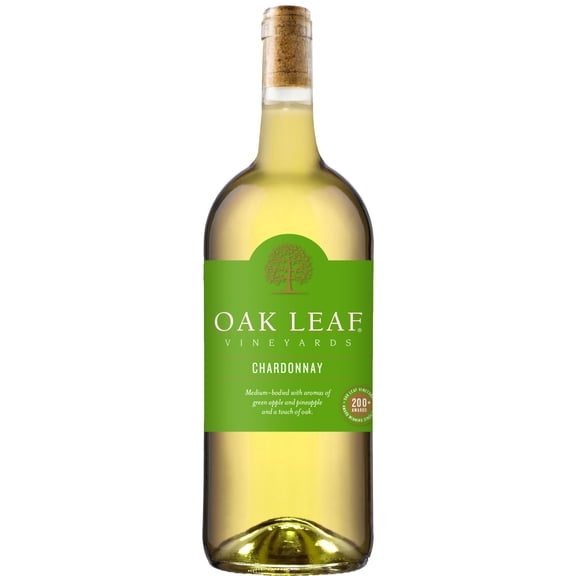 Oak Leaf Vineyards Chardonnay, White Wine, 1.5L