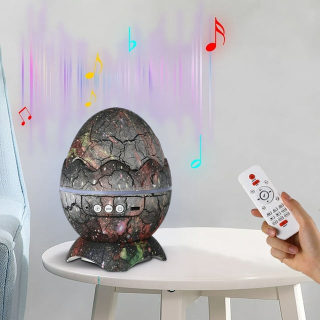 LSLJS Dinosaur Projector 4-in-1 Light Projection Starlight Projector With Wireless Music Player Children's Night Light Decoration With White Noise, Night Lights