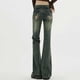 thumbnail image 4 of WILLBEST Pantalones Mujer Pantalones Vaqueros Holgados de Cintura Alta para Mujer, Estilo Urbano, de Moda, Holgados, Rectos, Informales, Cómodos y 2025. XXXXL, 4 of 8