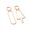Gold, variant on 2 Pieces Toilet Sign Signage Board Antique Wall Male Female Decor Plaque WC Door Black