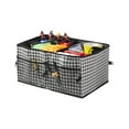 thumbnail image 3 of Caja plegable de almacenamiento para maletero de coche | Tela no tejida de gran capacidad 52L | Organizador portátil para coche, hogar y oficina | Diseño de pájaro | Duradero y resistente al, 3 of 9