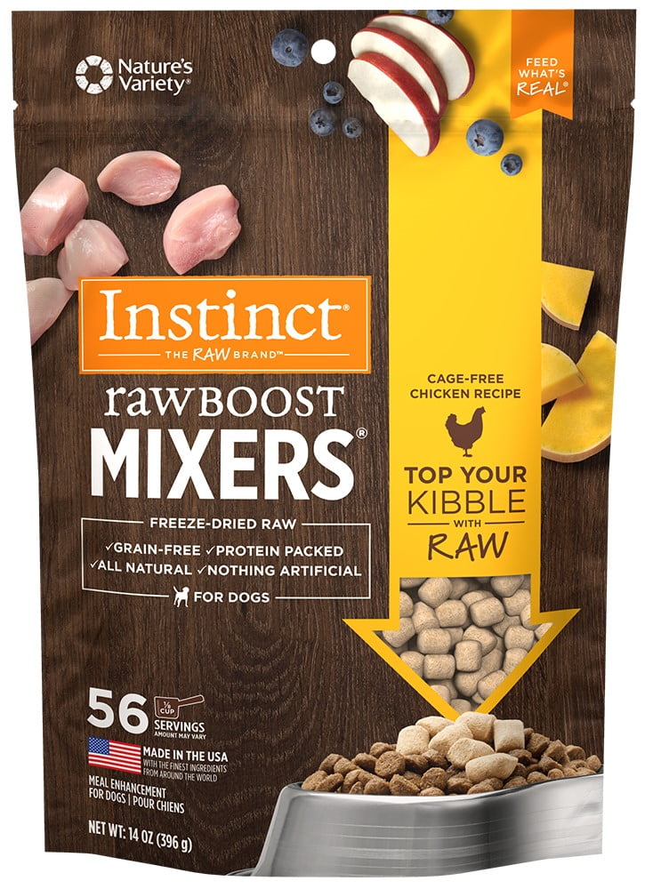 Instinct Freeze Dried Raw Boost Mixers GrainFree Cage Free Chicken