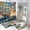 Nature Sailboat Wave Ship, variant on 4Pcs Fine Sailboat Ship Ocean Shower Curtain Sets, Bathroom Decor Set with Rugs, Bath Mat Nature Landscape Shower Curtain, 72 X 72 Inch