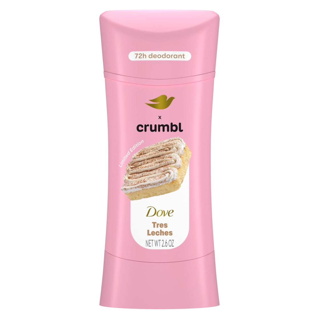 Dove Crumbl Deodorant Stick Crumbl Lemon Glaze Aluminum Free, 2.6