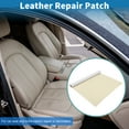 thumbnail image 2 of Parche de reparación de cuero autoadhesivo Unique Bargains con fuerte pegajosidad 30"x16" cinta de reparación de cuero PU cuero beige blanco 1 pieza, 2 of 7