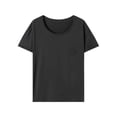 thumbnail image 4 of Camiseta de manga corta para mujer, cuello redondo, moda, cuello redondo, para acampar SG, 4 of 8
